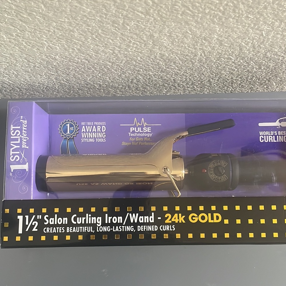 Hot Tools Professional Salon Curling Iron/Wand 1-1/2"